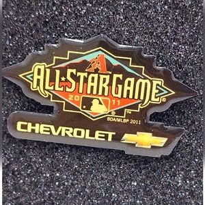 Baseball All-Star Game 2011 Lapel Pin Chevrolet Sponsor NL (5) vs AL (1)